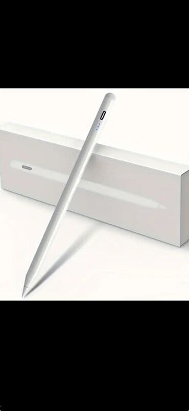 эпл пенсил: Стилус белого цвета, разработанный для iPad, обеспечивает высокую — 1