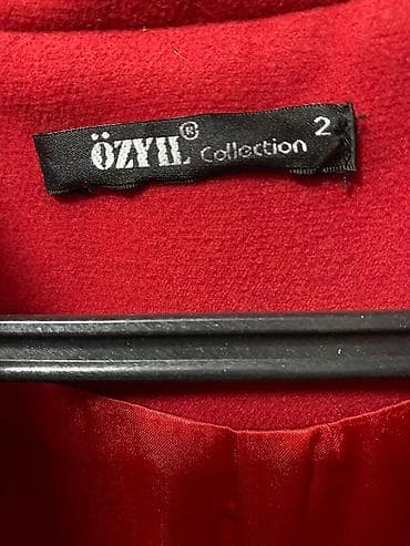 шарф локомотив: Пальто-накидка женская, красное.Размер 50-52. Производство Турция — 5