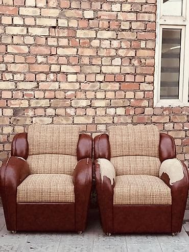 Комплект мягкой мебели, цвет - Коричневый — 7