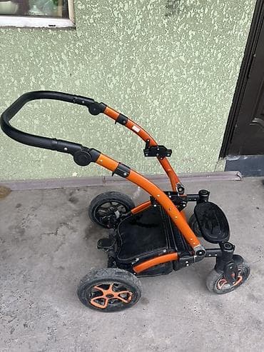 Коляскалар: Детская коляска люлька Inspire Eco, цвет оранжево‑коричневый — 7