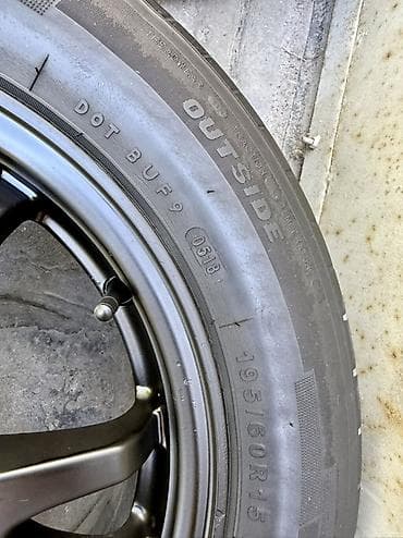 diska r13: Колеса в сборе 195 / 60 / R 15, Лето, Б/у, Комплект, Легковые, Литые, отверстий - 4 — 7