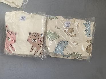 Бөбөктөр үчүн топтомдор: Балдар топиги, көйнөк, түсү - Саргыч боз — 4