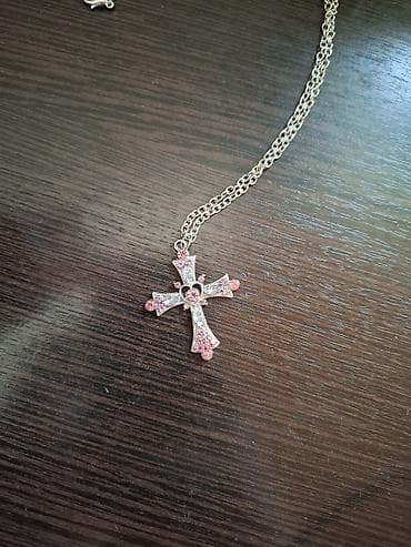 Кулон, Женские, Новый, Форма: Крестик