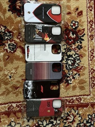 Уюлдук телефондор үчүн аксессуарлар: Набор брендовых чехлов для iPhone с автоспортивной моделью на 16 про — 1