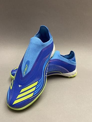 real: Футбольные бутсы/сороконожки Adidas F50 без шнурков - Модель: Adidas — 1