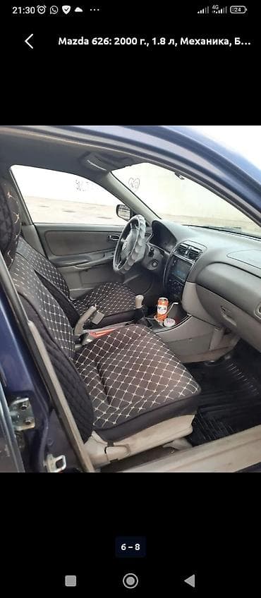 mazda 626 1998: Mazda 626: 2000 г., 1.8 л, Механика, Бензин, Седан — 6