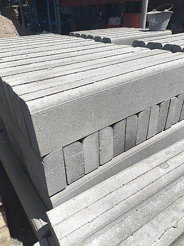 керамзитные плиты: Тротуарная плитка «Кирпичик» (вибропресс), Тротуарный бордюр, Пресс — 10