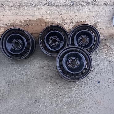 470 лх: Железные Диски R 15 Комплект, Б/у — 2