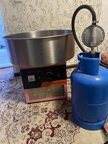 шекер резка: Аппарат для приготовления сахарной ваты + газовый баллон с редуктором — 1