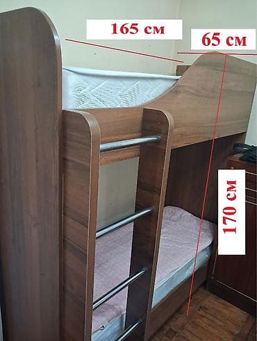 бу двухярусный кровать: Продам детскую двухъярусную кровать. Б/у — 1