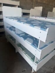 матрасы тошоки: Односпальная кровать, Новый, С мягкой обивкой, длина - 190 см — 1