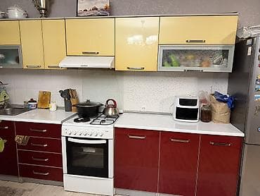 барная стойка для кухни: Кухонный гарнитур, Б/у, цвет - Бежевый, Самовывоз — 3