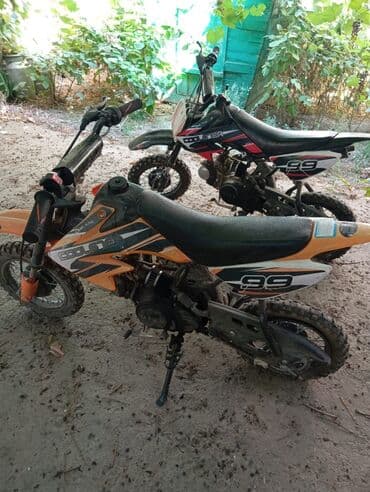 Продаются 2 подростковых питбайка. 72 куба, механика, бензин at lalafo.kg Продаются 2 подростковых питбайка. 72 куба, механика, бензин