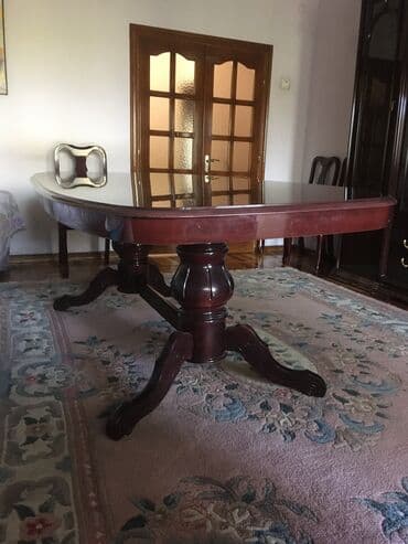 Стол для зала, Б/у, Не раскладной, Овальная at lalafo.kg Стол для зала, Б/у, Не раскладной, Овальная