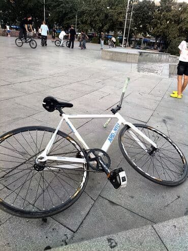 купить сиденья на велосипед: Fixed-gear Ardently arena lite бело-голубого цвета под сидел uno — 1