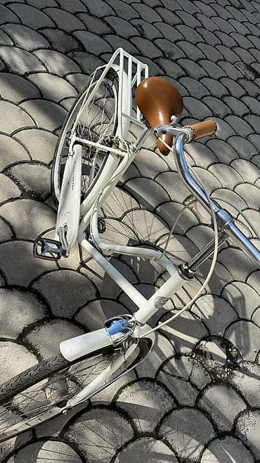 Детские велосипеды: Велосипед японский the originals, рама М, кожаные ручки и седло — 2