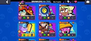 плестешен 3: Игровой аккаунт Brawl Stars Топ 1 Кыргызстана на Вольте и Пёрл - — 8