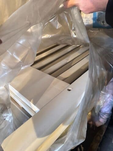 Диваны: Детская кроватка белого цвета с ящиком с ортопедический детский — 5