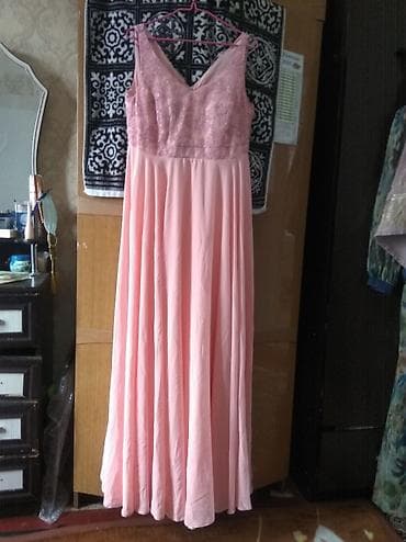 для вечеринки: Вечернее платье, Длинная модель, Без рукавов, M — 2