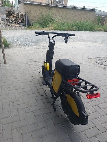 super soco tc: Электроскутер AUCMA Eco Bike (желтый/черный) - Бренд: AUCMA - Тип — 3