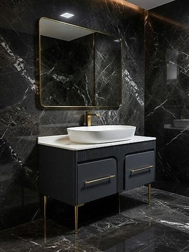 шкаф бу: Тумба для ванны, Новый, С раковиной, Дерево, Бесплатная доставка — 5