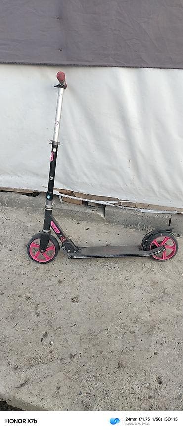 Самокаты: Самокат Oxelo (городской, складной) - Большие полиуретановые колёса — 2