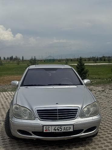 ош транспорт: Mercedes-Benz S-Class: 2002 г., 5 л, Автомат, Бензин, Седан — 1