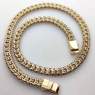 продаю золотую цепочку: Цепь для бензопилы, Проба 585, Мужские, Новый, Ручная работа — 26