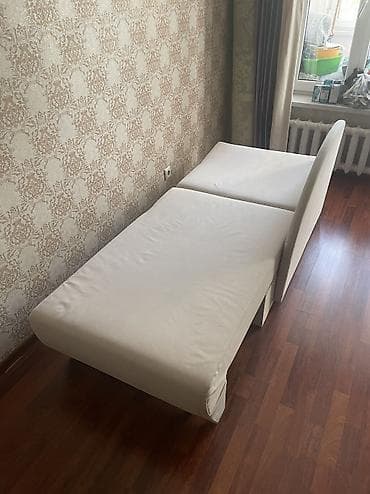 кресло кроватт: Кресло-кровать, Б/у, Односпальный, Самовывоз, Платная доставка, цвет - Бежевый — 3