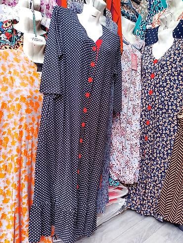 пеньюар выкройка бурда: Женское платье-халат в горох - Свободный силуэт миди, расклёшенный — 1