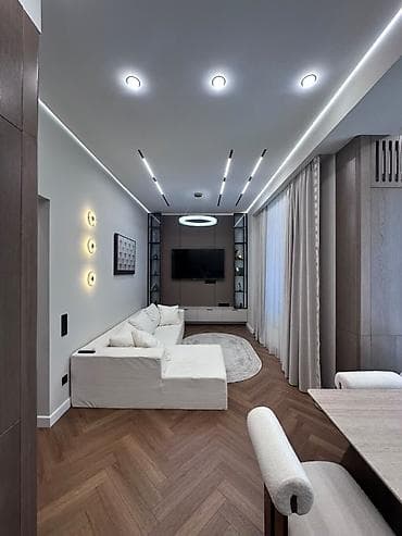 3 комнаты, 75 м², Асанбай мкр Элитка, 1 этаж, Евроремонт — 6