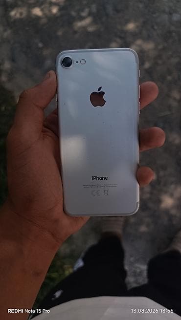 оригинальные аирподсы 1: IPhone 7, 128 ГБ, серебристый - Память: 128 ГБ (доступно ~103,14 ГБ — 5
