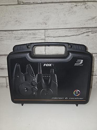 Спорт жана хобби: Комплект сигнализаторов поклёвки FOX Micron с пейджером (3 Rod Set) - — 1