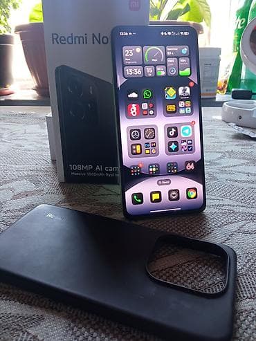 Техника жана электроника: Redmi, Redmi Note 14, Колдонулган, 256 ГБ, түсү - Жашыл, 2 SIM — 2