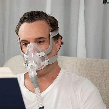 Медициналык маскалар: Полнолицевой маска для CPAP/BiPAP - Тип: полнолицевой (покрывает нос — 2