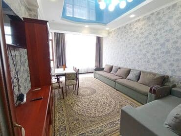 квартиры в бишкеке аренда долгосрочно дизель: 2 комнаты, Собственник, Без подселения, С мебелью полностью — 3