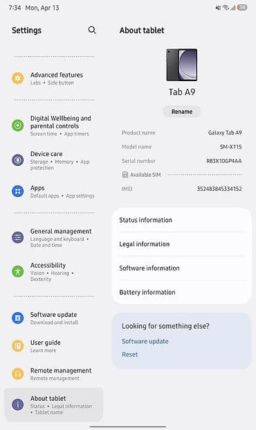 самсунг з: Планшет, Samsung, 8" - 9", Wi-Fi, Классический цвет - Черный — 7