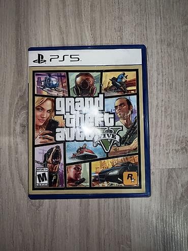 Оригинальный диск GTA 5 Grant Thert Auto V для PlayStation 5. Был