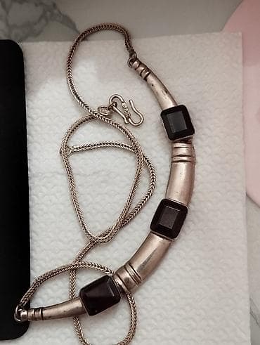 Серебряные колье: Серебряные колье, Женские, Б/у, Аметист — 6