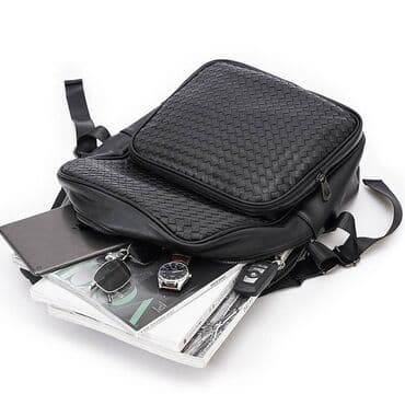 рюкзак маленький: Рюкзак плетенка • Качество • Размер: 15 см • Материал: эко кожа — 3