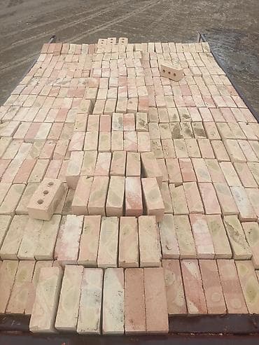 бетонный столбы: Полнотелый, таблетка, Жженый кирпич, Одинарный, 250×120×65 — 2