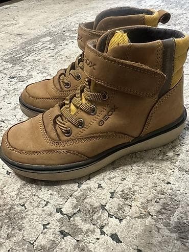 geox детская обувь: Детские ботинки Geox Riddock (б/у), размер 29. Толком не успели — 1