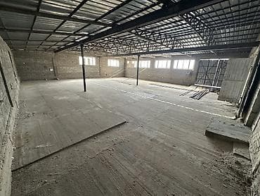 Аренда коммерческой недвижимости: Склад/производственное помещение город Токмок - Просторный ангарный — 1