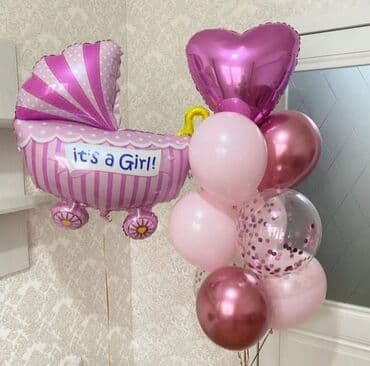 рисование для детей: Гелевые шары Выписка из роддома День рождения, Юбилей У нас есть — 10