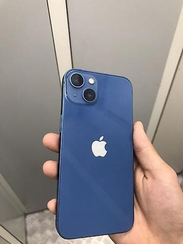 Техника и электроника: IPhone 13, Б/у, 128 ГБ, Синий, 77 % — 1