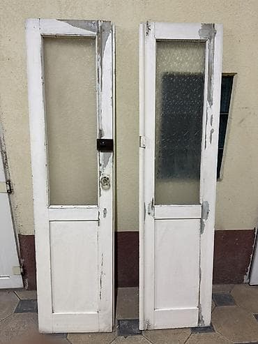 Межкомнатные деревянные двери с остеклением (3 шт.) - Материал