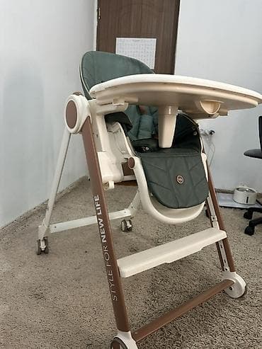 Балдар дүйнөсү: Детский стульчик от Happy baby для кормления с регулируемой — 6