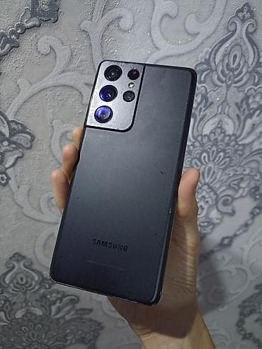 gear vr: Samsung Galaxy S21 Ultra 5G, Б/у, 256 ГБ, цвет - Черный, 1 SIM — 1