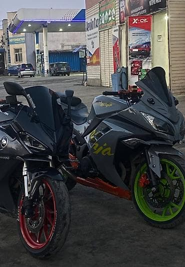 мото 200куб: Спортбайк Kawasaki, 400 куб. см, Бензин, Взрослый, Б/у — 3