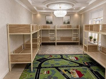 Услуги: Кровать на заказ, Двухъярусная кровать, С ящиком для хранения, Самовывоз, Платная доставка, Бесплатная доставка, Установка, сборка, Дизайн, проект, Гарантия — 8
